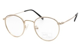 Legre Iotä Andy E6 Gold Round Unisex Metal Eyeglasses 45-21-145 W/Case - £37.72 GBP