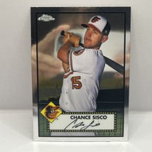 2021 Topps Chrome Platinum Anniversary Chance Sisco Base #376 Baltimore Orioles - £1.57 GBP