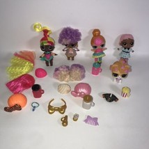 Lol Surprise Dolls Cat Lot Hairvibes Glow Grrrl &amp; Supa Star Accessories 40+ Pcs - £15.97 GBP