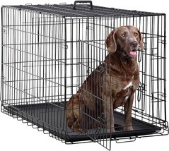 Extra Large Dog Crates for Medium Dogs Double-Door Folding XXL Dog cages - £48.26 GBP