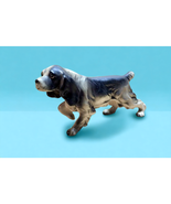 Vintage Black &amp; White Spaniel Dog Figurine Japan 5&quot; x 7&quot; Puppy See Pic - €15,60 EUR