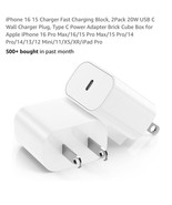 2Pack 20W USB C Power Adapter Fast PD Charger Block For iPhone 15 14 13 ... - $14.67 CAD