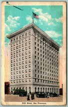 Clift Hotel San Francisco California CA 1923 WB Postcard H1 - £3.40 GBP