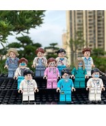 10pcs Hospital Healthcare staff Doctor Nurse Patients Minifigures Access... - $22.99