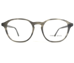 Giorgio Armani Eyeglasses Frames AR 7144 5618 Grey Horn Round Full Rim 51-19-145 - $140.04