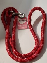 New Top Paw Valentines Day Red/Pink Dog Rope Leash 4Ft Length - £10.24 GBP