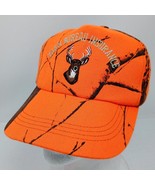 Vintage Farm Bureau Insurance Orange Camo Made in USA Snapback Trucker H... - $19.95