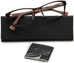 New Police Icy 1 V 1867 Col. 0958 Black Eyeglasses Frame 51-18-145mm Italy - £64.32 GBP