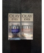 2 Pc Olay Retinol 24 Night Eye Cream/Dark circles wrinkles puffiness Cre... - $24.30