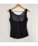 Rubber Torso Vest Corset Tummy Control Tank Top Boning Closure Lady Slim S - £11.10 GBP