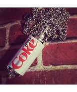 Cool DIET COKE CAN NECKLACE novelty SODA drink COCA COLA mixed up dolly ... - $10.39 CAD