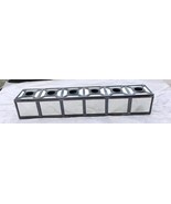 Pier 1 Mirror Glass Votive Taper Candle Holder 15&quot; x 2.5&quot; New NWT 4 SIDES - $68.38 CAD