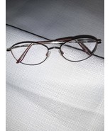 Sophia Lauren Eyeglasse FRAMES M151 Zyl ware 077 Gold/Red 53 17 135 - £19.46 GBP