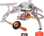 For Outdoor Hiking And Cooking, This Foldable Camp Stove Features A Piezo - £26.57 GBP