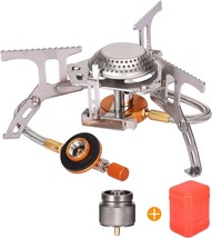 For Outdoor Hiking And Cooking, This Foldable Camp Stove Features A Piezo - £26.57 GBP