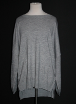 Made With Love Sweater Heathered Gray Women&#39;s Size XL NEW NWT - £17.92 GBP