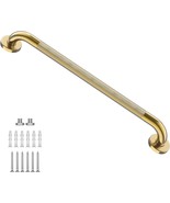 Gold Shower Grab Bar W/Anti-Slip Knurled Grip 32 Inch, Zepolu Wall Mounted - $903.16 MXN