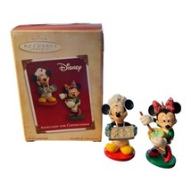 Hallmark Keepsake Ornament Disney Affection for Confections Mickey Minnie 2004 - £15.97 GBP