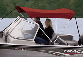 Shademate 80165 Bimini Top Polyester Red Fabric/Boot Only,3Bow 5&#39;Lx32&quot;H,73”-78&quot;W - £196.95 GBP