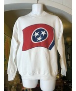 New Vintage 90’s Fruit Of The Loom Sweatshirt Tennessee State Flag Size ... - £19.39 GBP