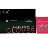 StyleTek Powder Free Medium Black Coloring Gloves 100 &amp; 500 CT Pop-Up Fo... - £30.97 GBP