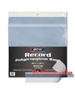 1 pack of 100 BCW 12 5/8&quot; x 12 5/8&quot; Snug Resealable 33 RPM Record Bags - $24.48