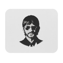 Ringo Starr The Beatles Black And White Photo Image Personalized Mouse Pad Custo - £10.70 GBP