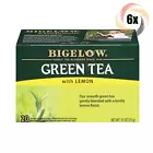 6x Boxes Bigelow Natural Green Tea With Lemon | 20 Pouches Per Box | .91oz - £60.33 GBP