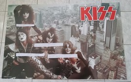 Kiss Original Shot On Empire State Building Lic. 2005 Poster 22 1/4 X 34 1/2 In. - £21.66 GBP