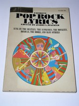 Favorite Pop Rock Lyrics Softbound Book Vintage 1969 1st Printing Schola... - $9.99