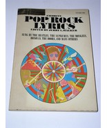Favorite Pop Rock Lyrics Softbound Book Vintage 1969 1st Printing Schola... - $13.70 CAD