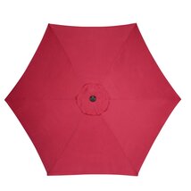 LIVING ACCENTS 9 ft. Tiltable Brick Market Umbrella - €46,36 EUR