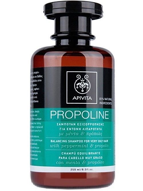 Apivita Propoline Shampoo For Very Oily Hair With Peppermint & Propolis 250ml - $20.60
