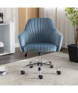 Modern Accent Chair: Adjustable Velvet (Light Blue) - €104,88 EUR