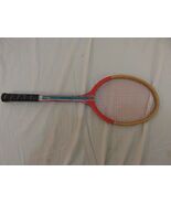 Vintage Lee Wegener Americana Vantage Wooden Red Stripe Tennis Racquet 3... - $267.43 MXN