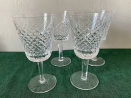 Set of 4 Waterford Crystal ALANA 10 oz Water Goblets - £137.13 GBP