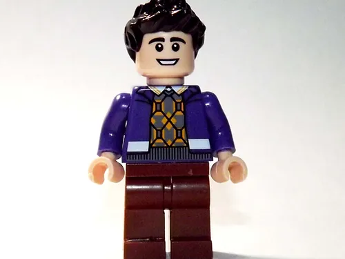 Boy in Purple Sweater Minifigure
