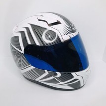 HJC CL-17 Full Face Motorcycle Helmet W/ Blue Tinted Shield Size XS Small - £31.06 GBP