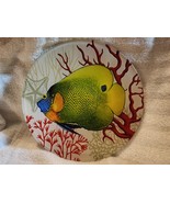 Two&#39;s Company Exotic Fish Decorative Glass Plate 8in  - €21,37 EUR
