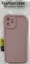 Soft Fashion Case for iPhone 12 - LIGHT PINK - Soft TPU Protective Case image 2
