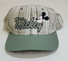 Vintage 90s Mickey Unlimited Hat Cap Snapback Plaid - $12.16