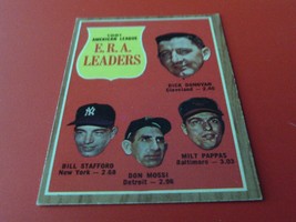 1962 Topps 1961 A L E R A Leaders Mossi / Pappas / Donavon # 55 Ex !! - £51.34 GBP