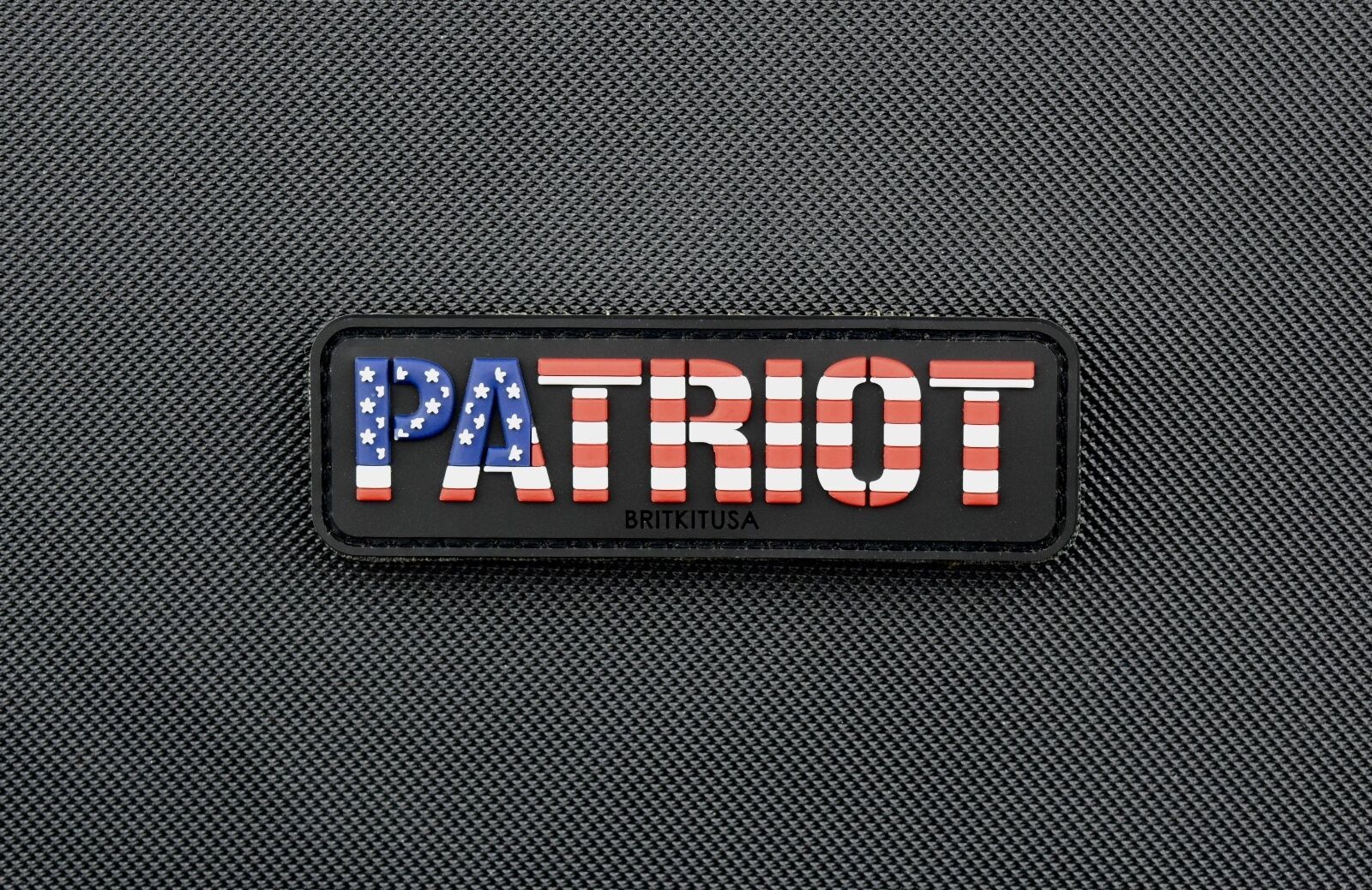 American Patriot 3D PVC Morale Uniform Patch Stars And Stripes US Flag Hook - $7.93