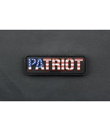 American Patriot 3D PVC Morale Uniform Patch Stars And Stripes US Flag Hook - $7.93