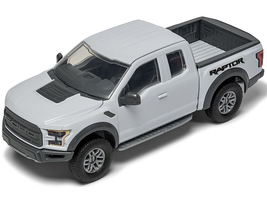 Skill 1 Model Kit Ford F-150 Raptor Pickup Truck Gray Snap Together Snap Togethe - $42.69