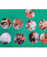 1995 Upper Deck Michael Jordan Mini Disc Pogs Milk Caps Lot of 9 Pogs Pe... - €6,45 EUR
