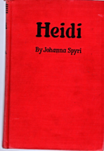 Heidi By Johanna Spyri (1939) Vintage Hardcover Book - $4.95