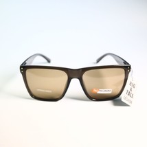 EDGEiWEAR Tac Polarized sunglasses big frame brown full frame sunwear N10 - £14.10 GBP