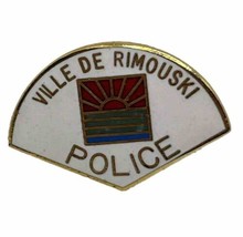 Ville De Rimouski Quebec Canada Police Dept Law Enforcement Enamel Lapel Hat Pin - £11.72 GBP