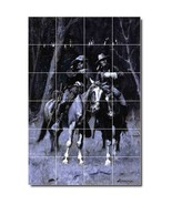 Frederic Remington Native Americans Painting Ceramic Tile Mural BTZ07325 - $328.24 CAD+